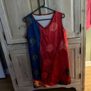 NWT multi-colors sleeveless dress